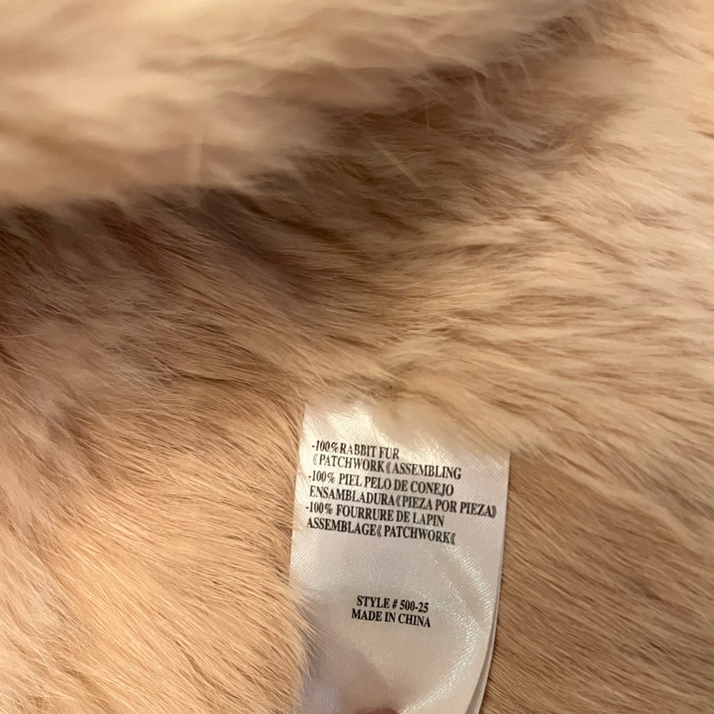 100% Rabbit fur coat - Picture 4 of 4